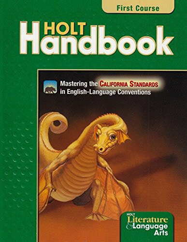 Holt Handbook: Grammar, Usage, Mechanics, Sentences, First Course (Holt Literature & Language Arts)