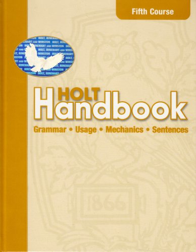 Holt Handbook: Student Edition Fifth Course 2003
