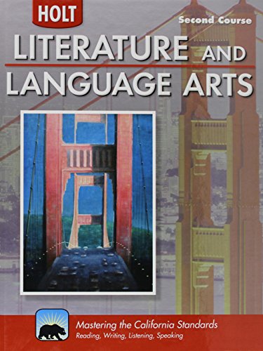 Holt Literature & Language Arts-Mid Sch: Student Edition Second Course 2010