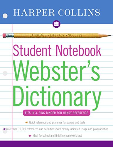Harpercollins Student Notebook Webster's Dictionary (Collins Language)