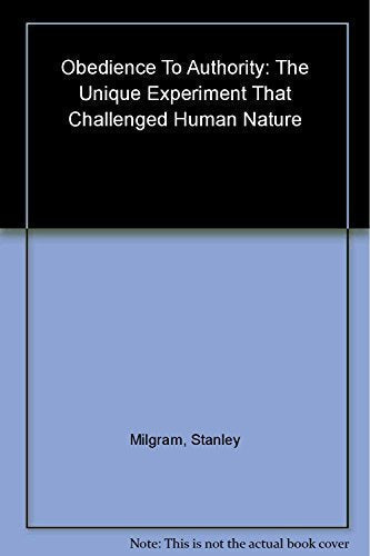 Obedience to Authority (Perennial Classics)