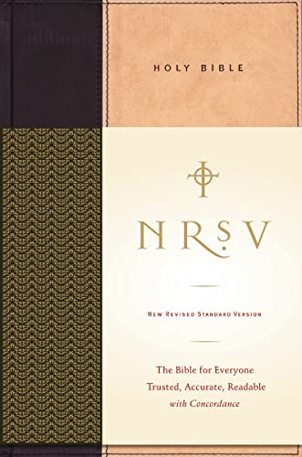 NRSV Standard Bible (tan/black)