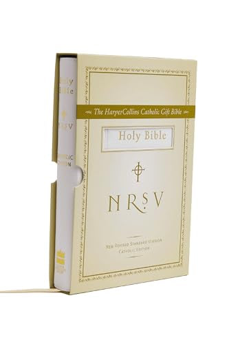 NRSV, The HarperCollins Catholic Gift Bible, Imitation Leather, White