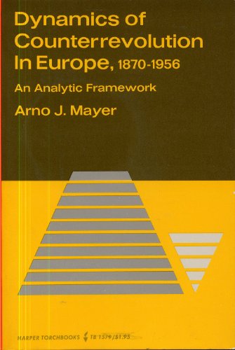 Dynamics of Counterrevolution in Europe, 1870-1956: An Analytic Framework