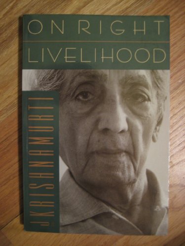 On Right Livelihood