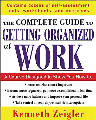 Getting Organized at Work: 24 Lessons to Set Goals, Establish Priorities, and Manage Your Time (The McGraw-Hill Professional Education Series)