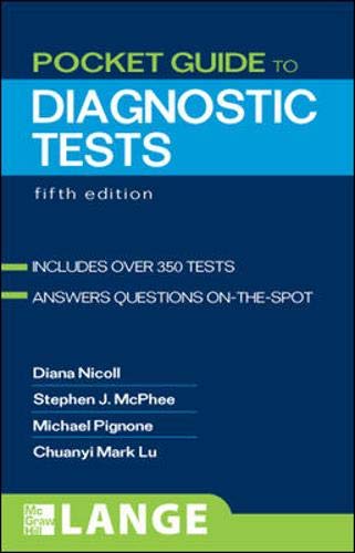 Pocket Guide to Diagnostic Tests, Fifth Edition (LANGE Clinical Science)