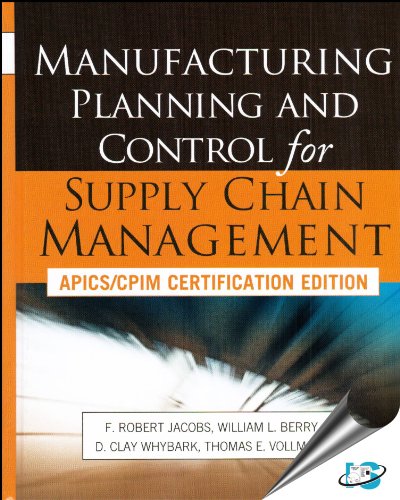 Manufacturing Planning and Control for Supply Chain Management