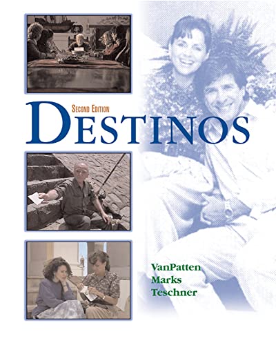 Destinos Student Edition w/Listening comprehension Audio CD, 2nd Edition