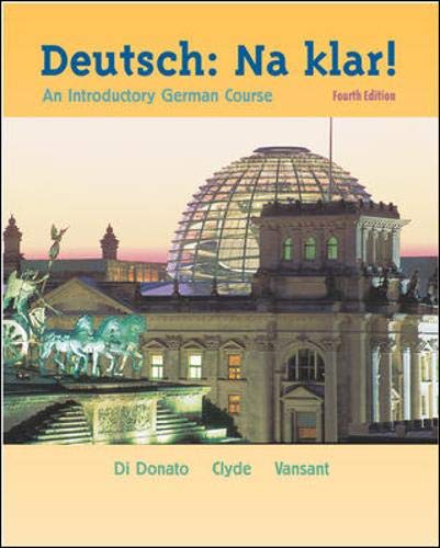 Deutsch: Na klar! An Introductory German Course, 4th Edition