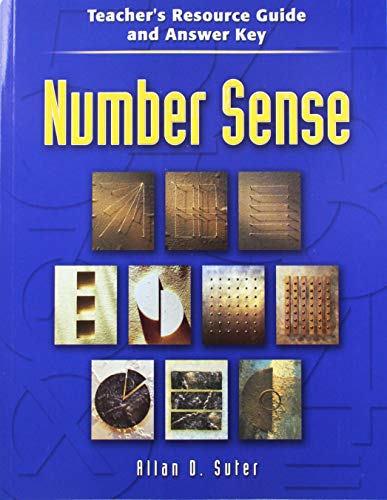 Number Sense, Teacher´s Resource Guide/Answer Key