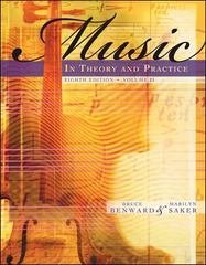 Music In Theory and Practice, Vol. 2