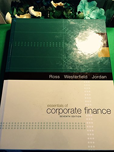 Essentials of Corporate Finance (The Mcgraw-hill/Irwin Series in Finance, Insurance, and Real Estate)