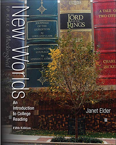 New Worlds: An Introduction to College Reading