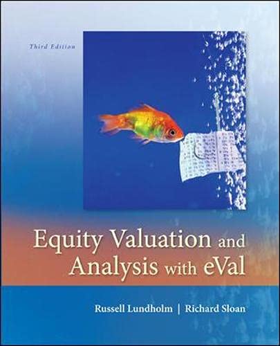 Equity Valuation and Analysis w/eVal
