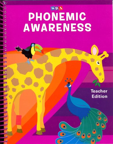 Phonemic Awareness Pre-K, Teacher's Edition