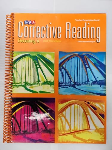 Corrective Reading Decoding Level A, Presentation Book 1