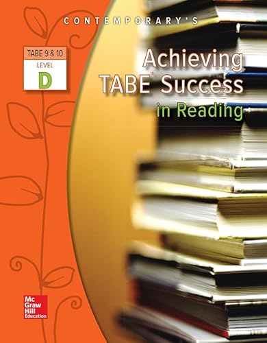 Achieving TABE Success In Reading, Level D Workbook (Achieving TABE Success for TABE 9 & 10)