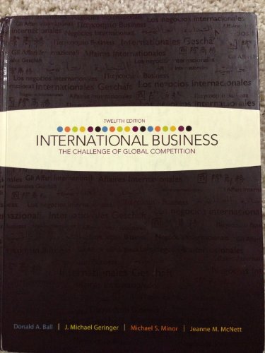 International Business: The Challenge of Global Competition w/ CESIM access card
