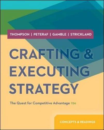 Crafting and Executing Strategy: Concepts and Readings
