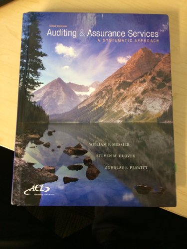Auditing and Assurance Services: A Systematic Approach