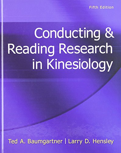 Conducting & Reading Research in Kinesiology