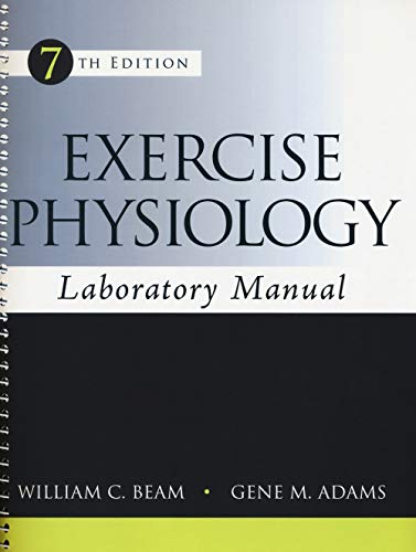 Exercise Physiology Laboratory Manual