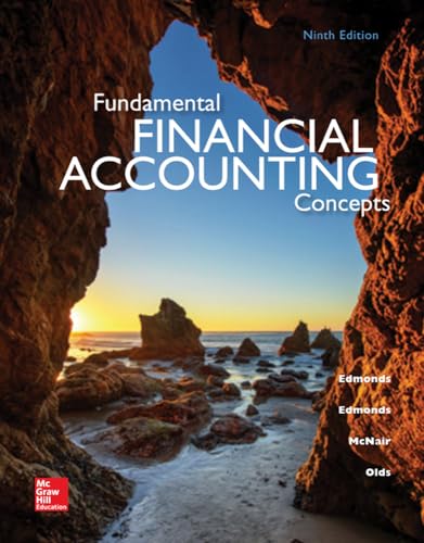 Fundamental Financial Accounting Concepts, 9th Edition