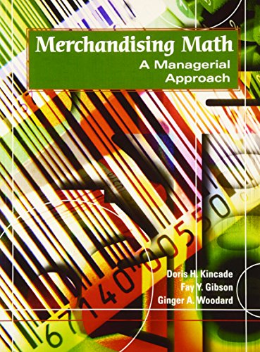 Merchandising Math: A Managerial Approach