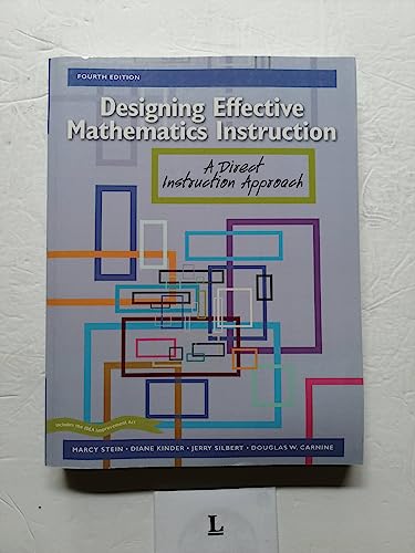 Designing Effective Mathematics Instruction: A Direct Instruction Approach (4th Edition)