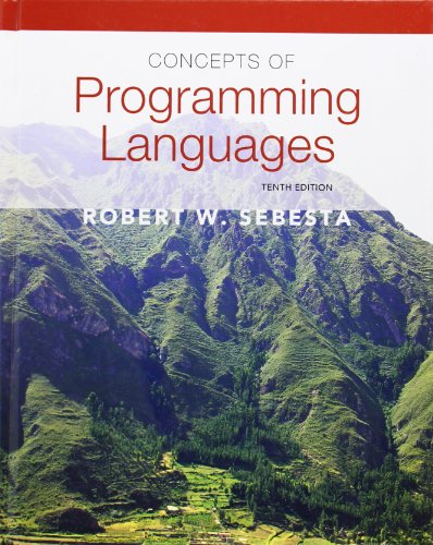 Concepts of Programming Languages (10th Edition)