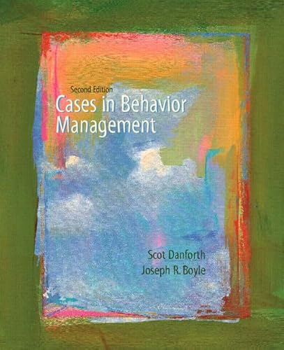 Cases in Behavior Management (2nd Edition)
