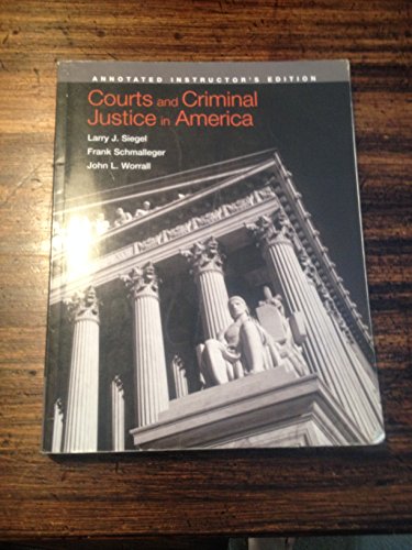 Courts and Criminal Justice in America