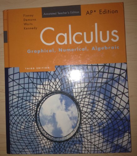 Calculus - Annotated Teacher's Edition