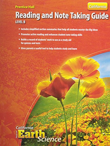 Focus on Earth Science Reading and Note Taking Guide Level B California Edition