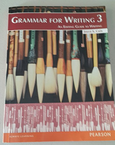 Grammar for Writing 3