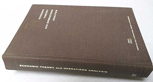 Economic Theory and Operations Analysis