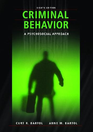 Criminal Behavior: A Psychological Approach