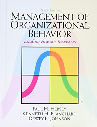 Management of Organizational Behavior