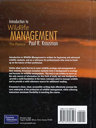 Introduction to Wildlife Management: The Basics