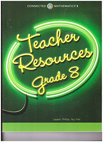 Connected Mathematics 3. Teacher Resources Grade 7, for 8 Units. 9780133274264, 0133274268.