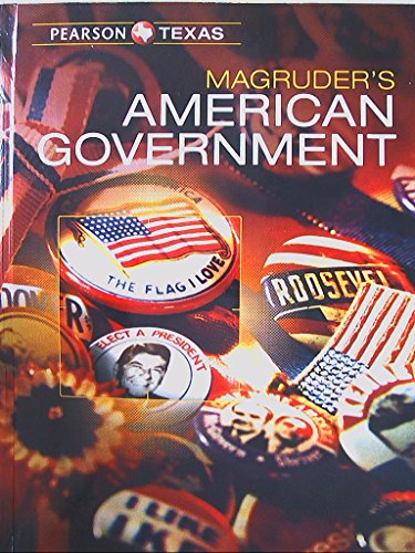 Pearson Texas, Magruder's American Government, 9780133307009, 013330700X