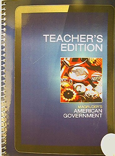 Magruder's American Government, Teacher's Edition