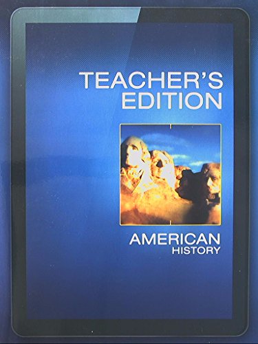 American History, Teacher's Edition