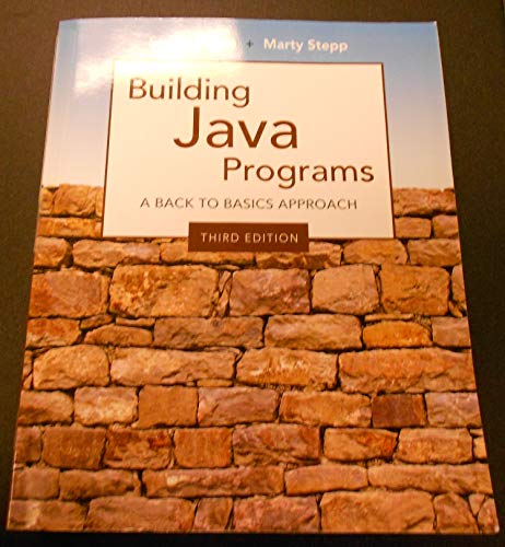 Building Java Programs (3rd Edition)