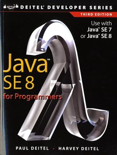 Java SE 8 for Programmers (Deitel Developer)