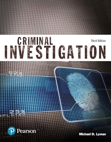 Criminal Investigation (Justice Series)