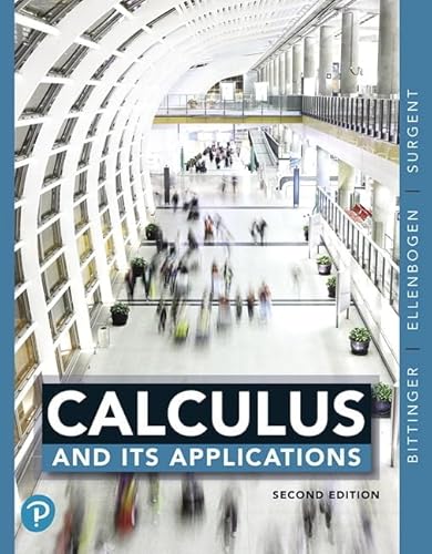 Calculus and Its Applications