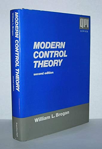 Modern Control Theory, 2nd Edition