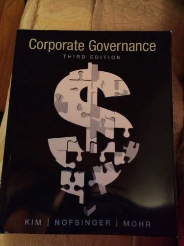Corporate Governance (The Prentice Hall Series in Finance)